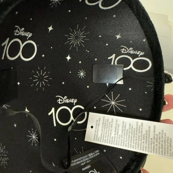 NEW Disney 100th Anniversary Mickey Mouse Platinum Ears Hat